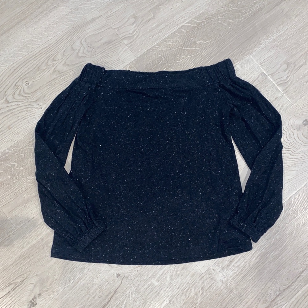 Loft Off The Shoulder Sparkle Top